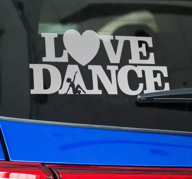 Autoaufkleber liebestanz - TenStickers