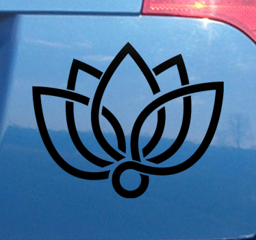 Aufkleber Auto Lotus blume - TenStickers
