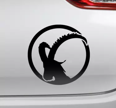 Aufkleber Auto Österreich steinbock - TenStickers