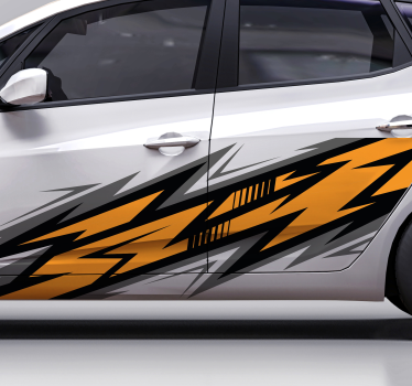 Aufkleber Auto Sportwagen Aufkleberwrap Design - TenStickers
