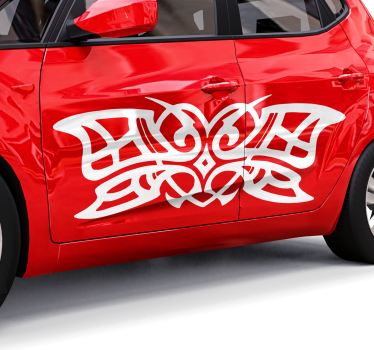 Aufkleber Auto Stammes-herzdekoration - TenStickers