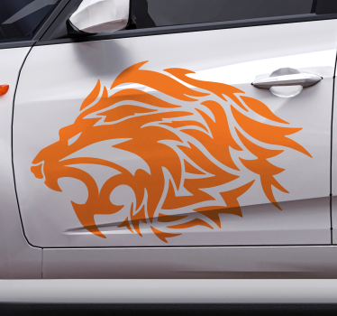 Aufkleber Auto Stammeslöwe - TenStickers