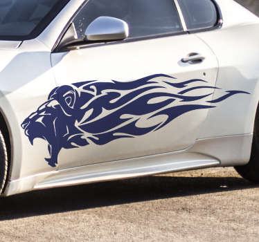 Aufkleber Auto Stammeslöwe - TenStickers