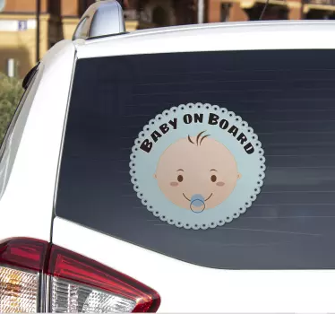 Schnuller Baby on Board Aufkleber - TenStickers
