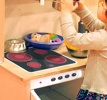 Herd Kinderküche Möbelfolie - TenStickers