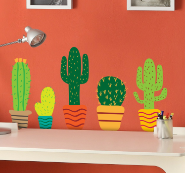 Wandtattoo Kakteen - TenStickers