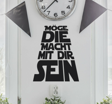 Möge die Macht mit dir sein Wandtattoo Sprüche - TenStickers