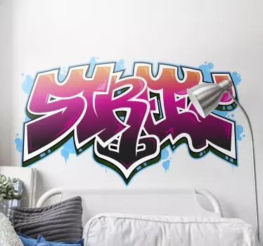 Aufkleber Text Graffiti street art 2 - TenStickers