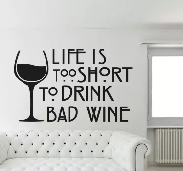 Aufkleber Wein - TenStickers