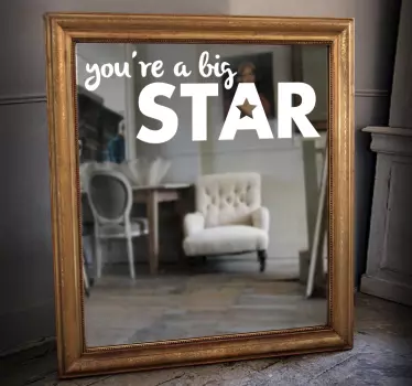 Aufkleber you´re a big star - TenStickers