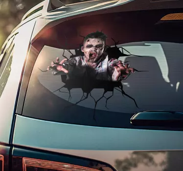 3D Aufkleber Zombie für Autos - TenStickers