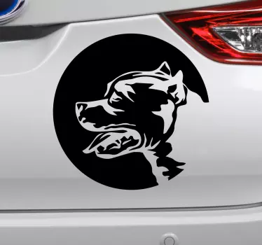 Autoaufkleber American Staffordshire Terrier - TenStickers