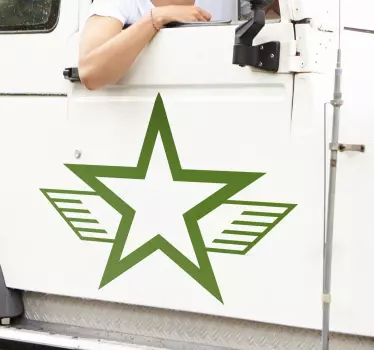 Autoaufkleber armeestern - TenStickers