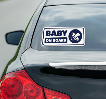 Autoaufkleber baby an bord aufkleber - TenStickers