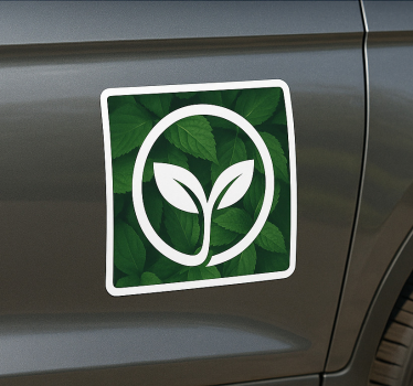 Autoaufkleber benutzerdefiniertes logo verlässt hintergrund - TenStickers