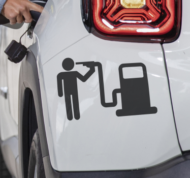 Autoaufkleber Benzinkopf  - TenStickers