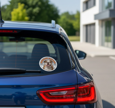 Autoaufkleber douces pattes english bulldog - TenStickers