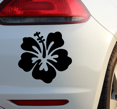 Autoaufkleber exotische inselblüte - TenStickers