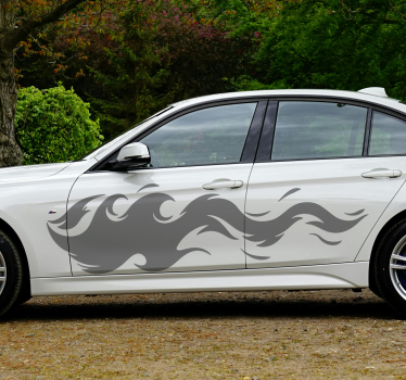 Autoaufkleber Flammenwelle - TenStickers