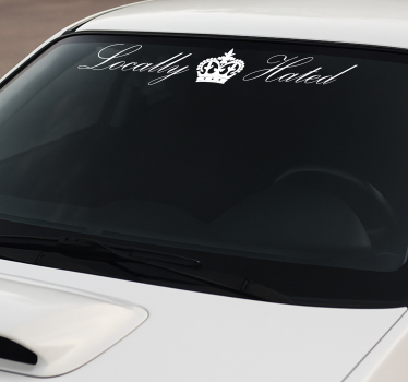 Autoaufkleber für autoscheibenbanner - TenStickers