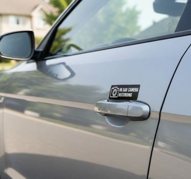 Autoaufkleber für dashcam aufnahmen - TenStickers
