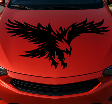 Autoaufkleber großer schwebender adler - TenStickers