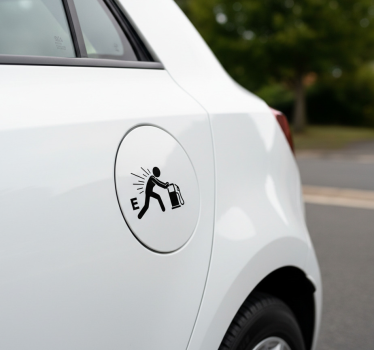 Autoaufkleber kämpfen um den tank - TenStickers
