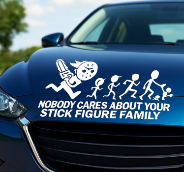 Autoaufkleber lustige strichfigur - TenStickers