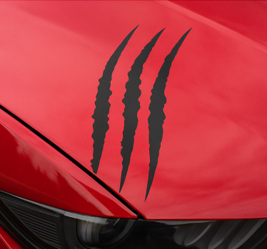 Autoaufkleber mit 3d kratzdesign - TenStickers