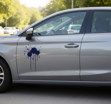 Autoaufkleber mit tropfendem farbspritzer - TenStickers