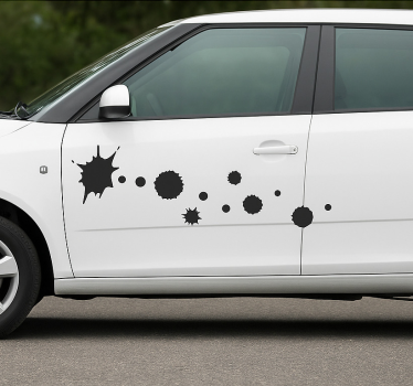Autoaufkleber mit urbanen tintenflecken - TenStickers