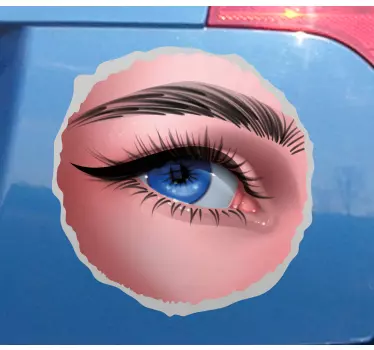Autoaufkleber realistisches augen-detail - TenStickers