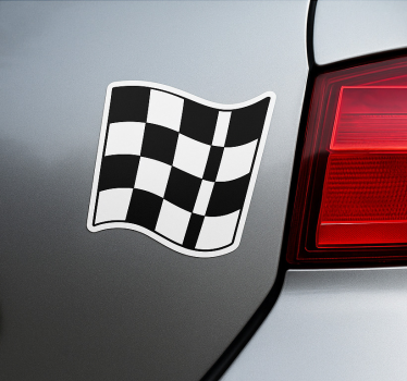 Autoaufkleber rennstartflagge - TenStickers