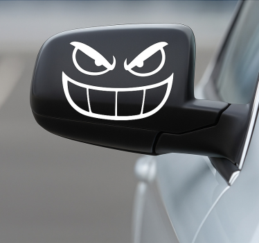 Autoaufkleber schelmischer rückspiegel-gremlin - TenStickers