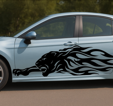 Autoaufkleber schwarzer panther - TenStickers
