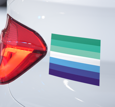 Autoaufkleber schwule flagge - TenStickers