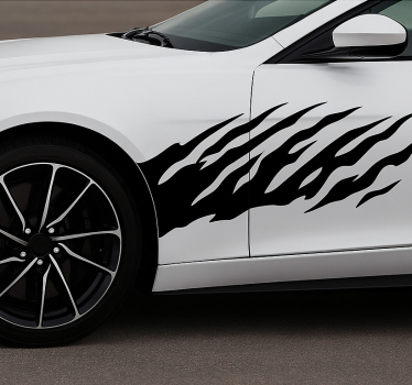 Autoaufkleber tribal einfarbige streifen - TenStickers