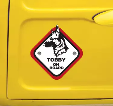 Belgischer Hirtenhund Baby on Board Aufkleber - TenStickers