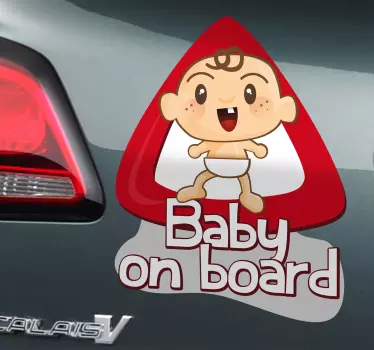 Baby on board Sticker - TenStickers