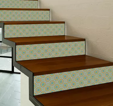 Bordüre Fliesen für Treppen - TenStickers