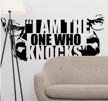 Breaking bad zitat wandaufkleber - TenStickers
