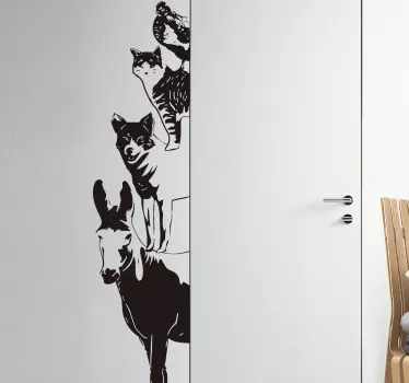 Wandtattoo Bremer Stadtmusikanten - TenStickers