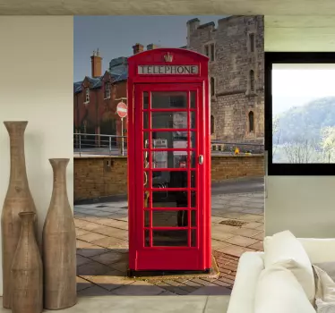 Britische Telefonzelle Aufkleber - TenStickers