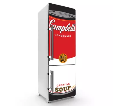 Campbells Kühlschrank Aufkleber - TenStickers