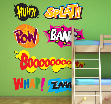 Comic Sprache Wandsticker - TenStickers