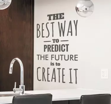 Create Your Future Text Aufkleber - TenStickers