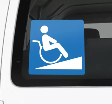 Disbaled rampenzeichenaufkleber - TenStickers