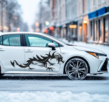 Drache Fahrzeug Aufkleber - TenStickers
