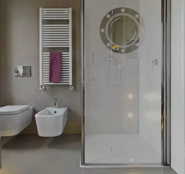 Duschkabinen Folie Bootsfenster - TenStickers