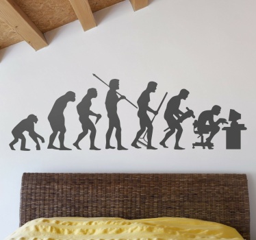 Evolution Wandtattoo - TenStickers